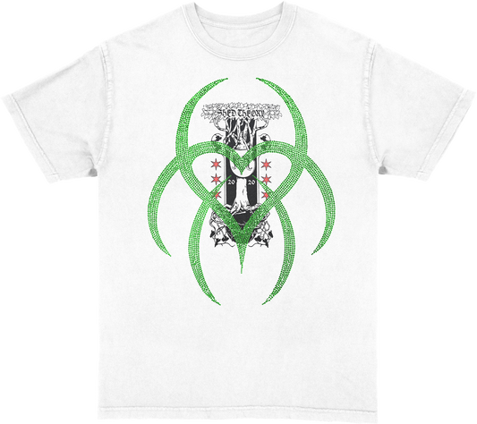 Shed Theory X Haz - Green Rhinestones Shirt