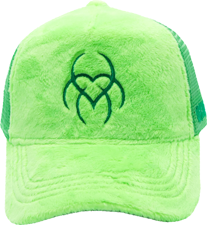 Green - Fuzzy Trucker Hat