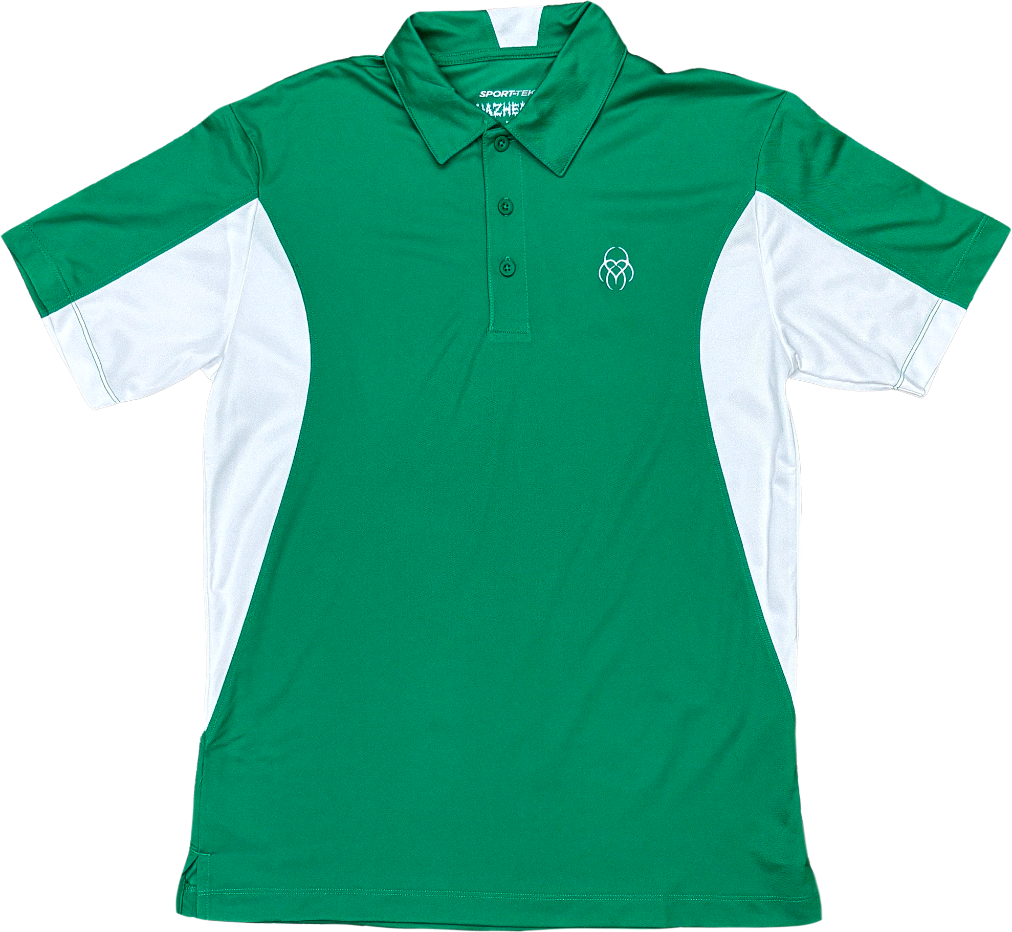 HazTek Polo - Green/White