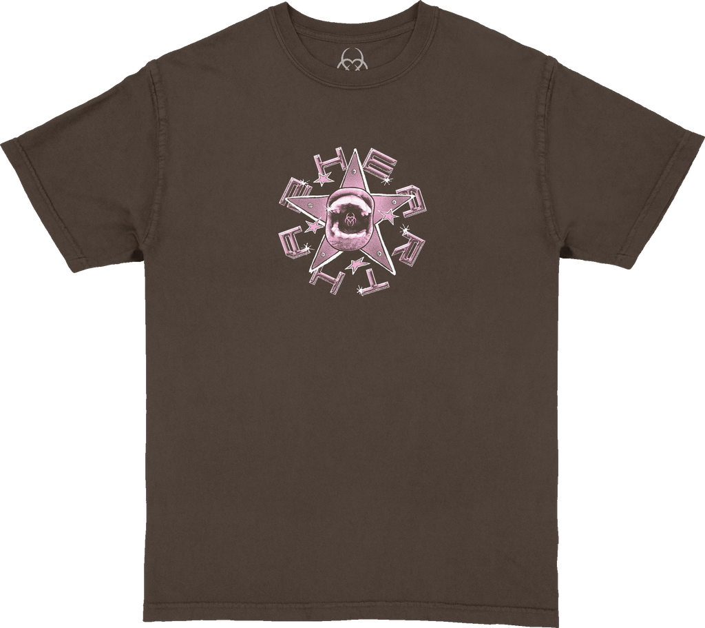 Heart Star Tee - Brown