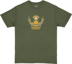 Alien Abduction Tee - Olive