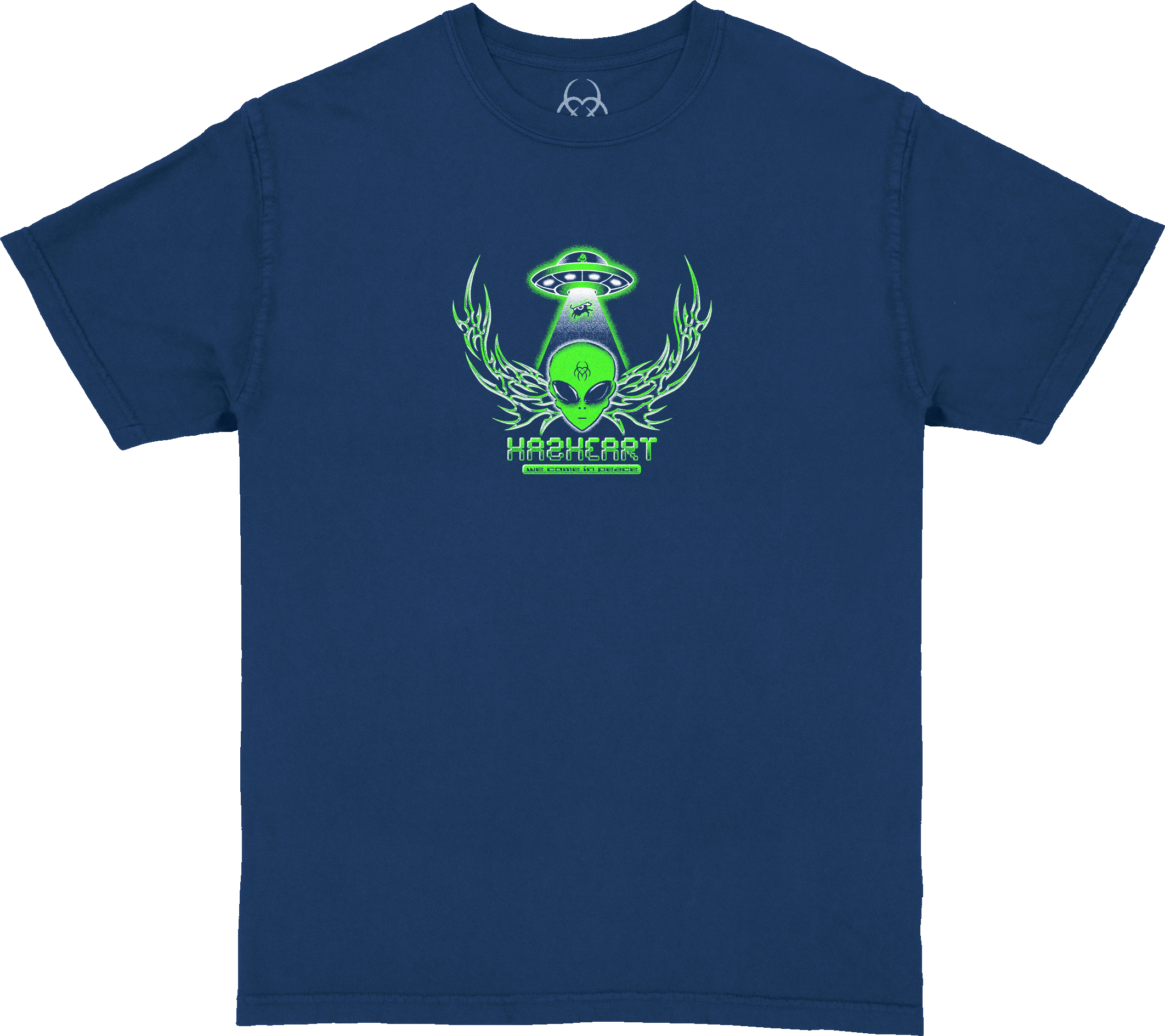 Alien Abduction Tee - Navy