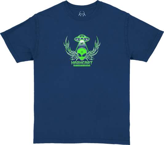 Alien Abduction Tee - Navy