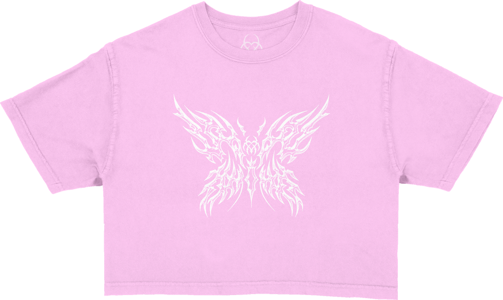 Butterfly Baby Tee - Pink