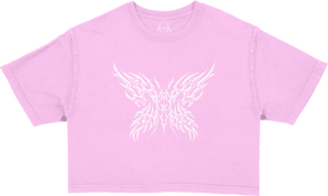 Butterfly Baby Tee - Pink