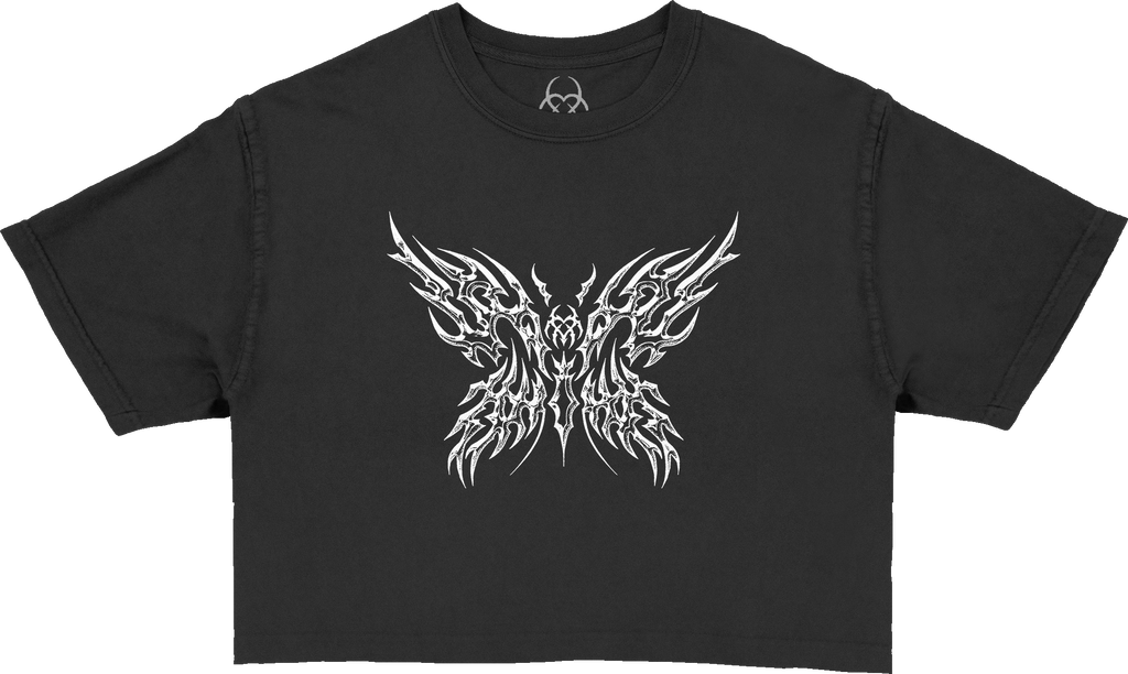 Butterfly Baby Tee - Black