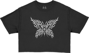 Butterfly Baby Tee - Black
