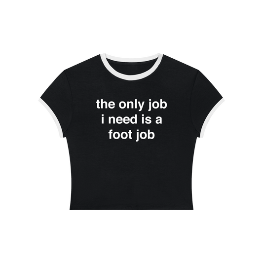 Foot Job - Ringer Baby Tee